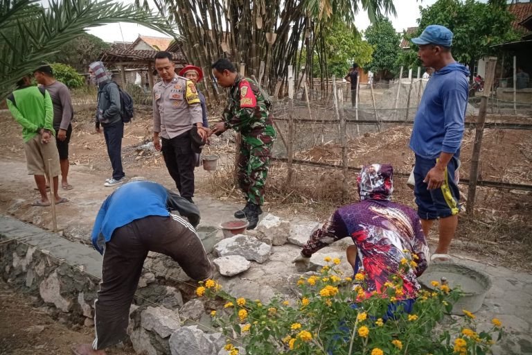 Pembangunan TPT di Pekon Wonodadi Utara, Pringsewu