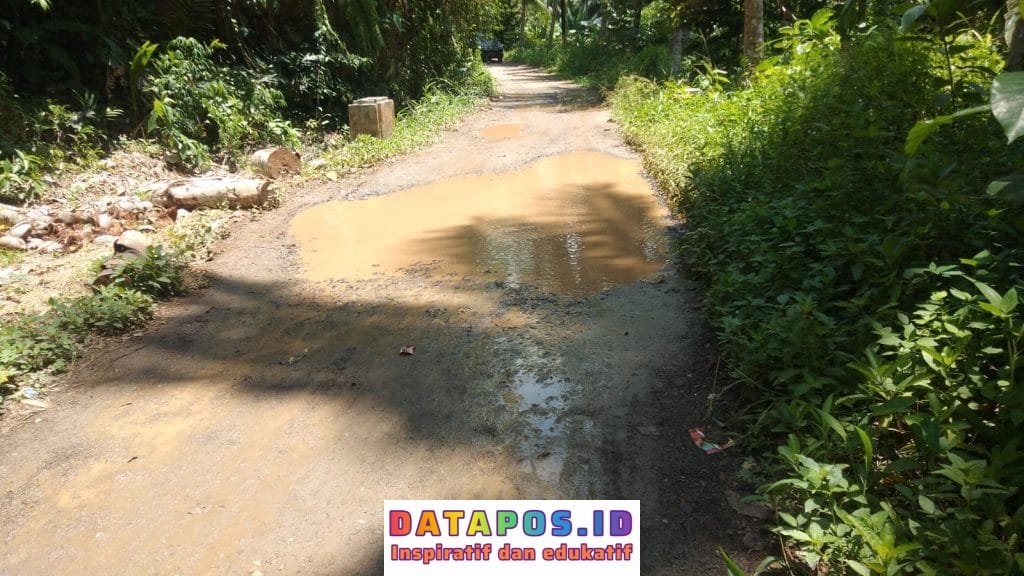 Jalan Rusak di Pekon Tengor, Menghambat Aktivitas Warga