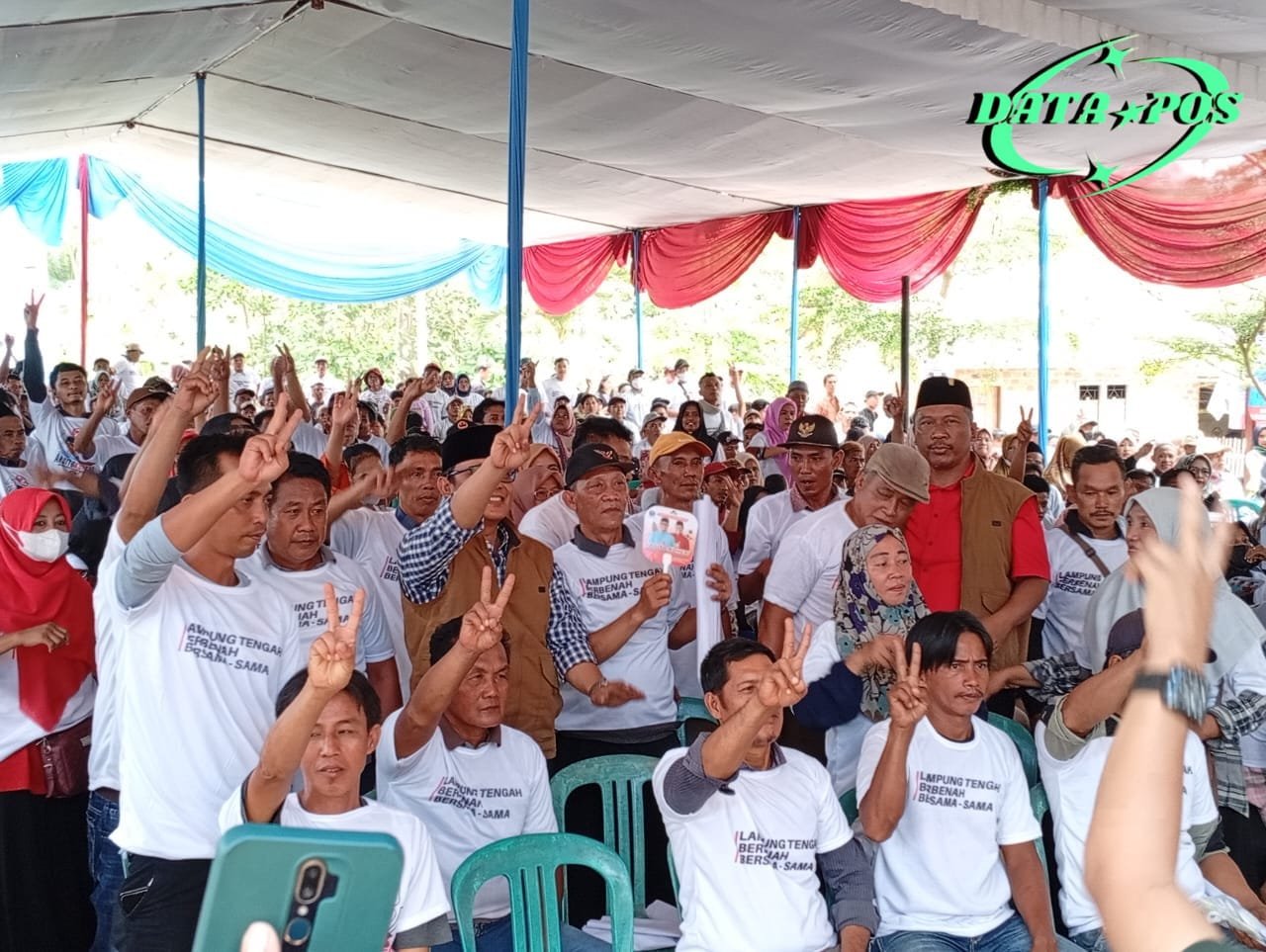 Konsolidasi 1000 Lebih Relawan Ardito-Koheiri Nomor Urut 02 di Kecamatan Kalirejo untuk Pemenangan Pilkada 2024