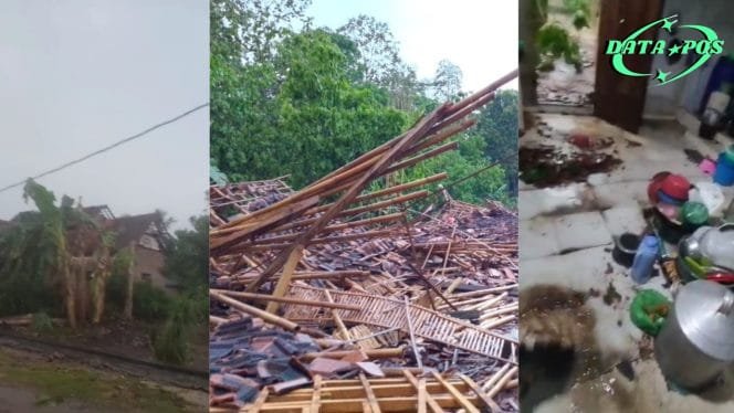 Cuaca Puting Beliung Landa Pringsewu: Lima Rumah Rusak