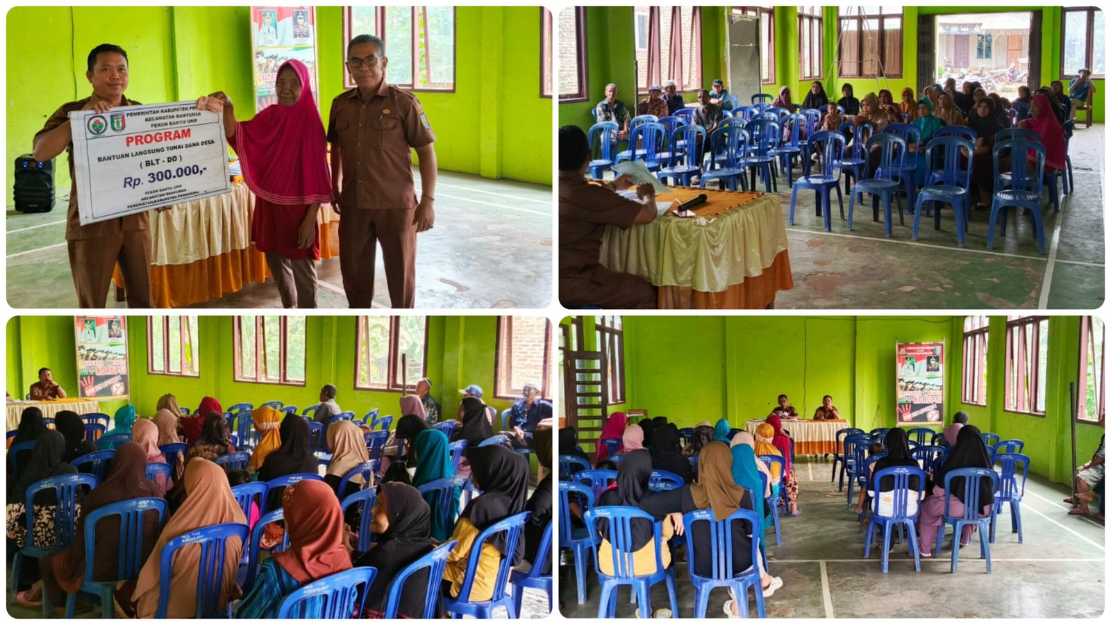 Pekon Banyu Urip Kecamatan Banyumas Salurkan BLT DD Tahap Ke lll Kepada 45 KPM