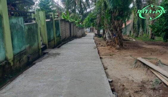 Pekon Bumi Rejo Bangun Jalan Rabat Beton Implementasi Anggaran DD Tahap II 2024
