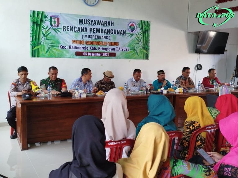 Pekon Gadingrejo Timur Gelar Acara Musrenbang Tahun Angaran 2025