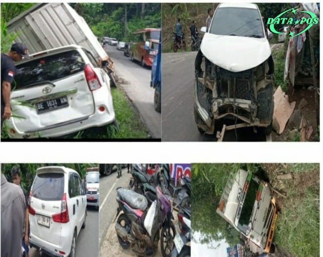 Kecelakaan Beruntun, Satu Pengendara Motor Luka Berat