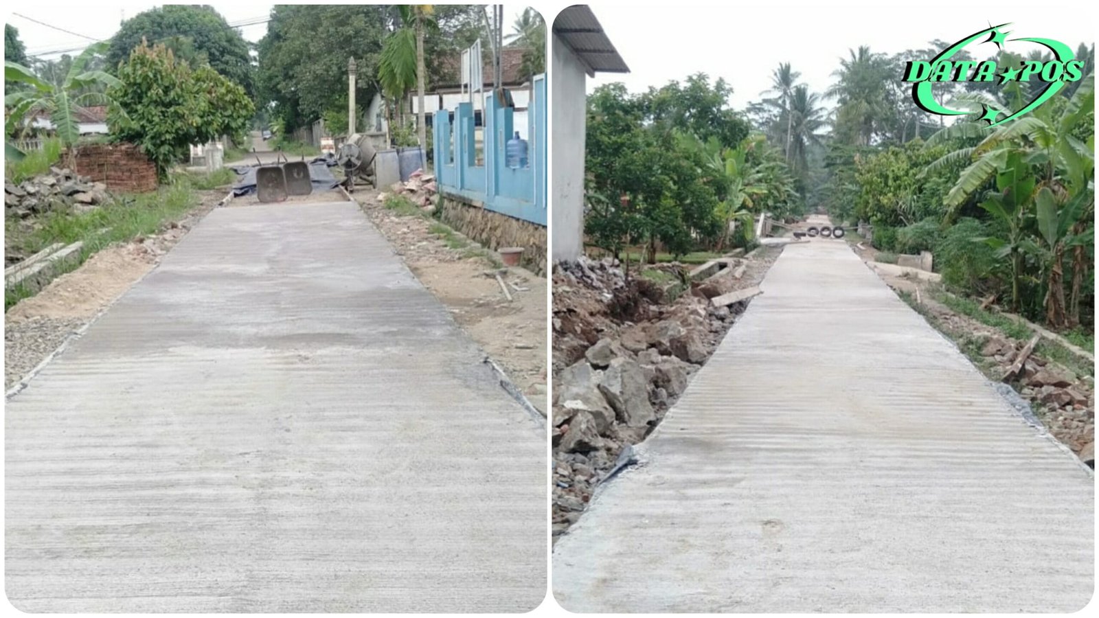 Pembangunan Jalan Rabat Beton di Pekon Waringinsari Barat