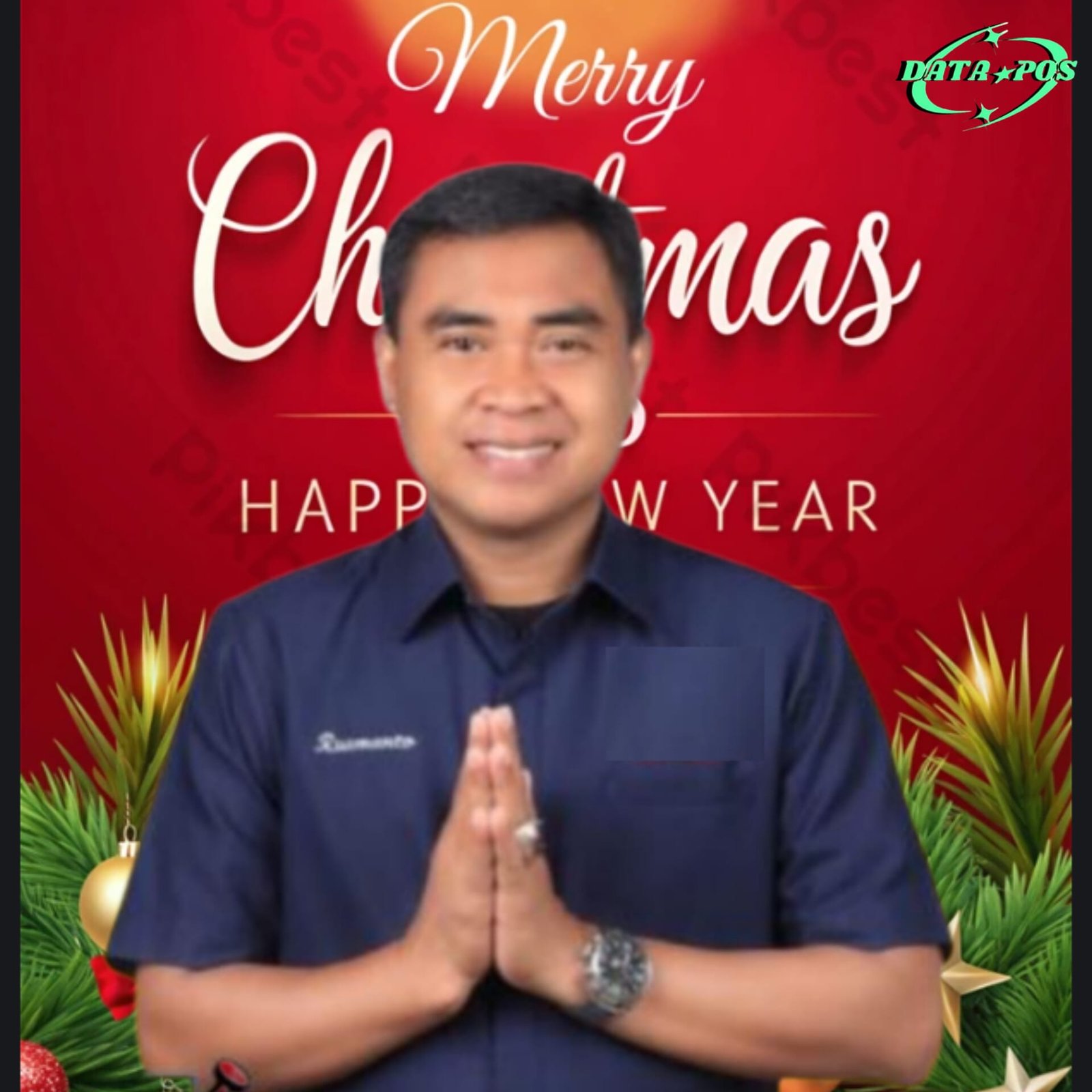 Anggota DPRD Pringsewu, Rusmanto, Gelar Open House Natal