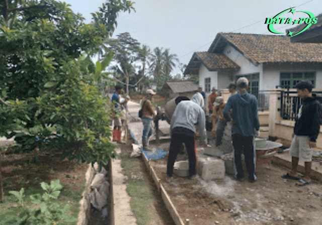 Pekon Pamenang Realisasi Pembangunan Rabat Beton