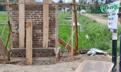 Pekon Sumberjo Bangun Tugu Selamat Datang Angaran DD Tahaf ll Tahun 2024