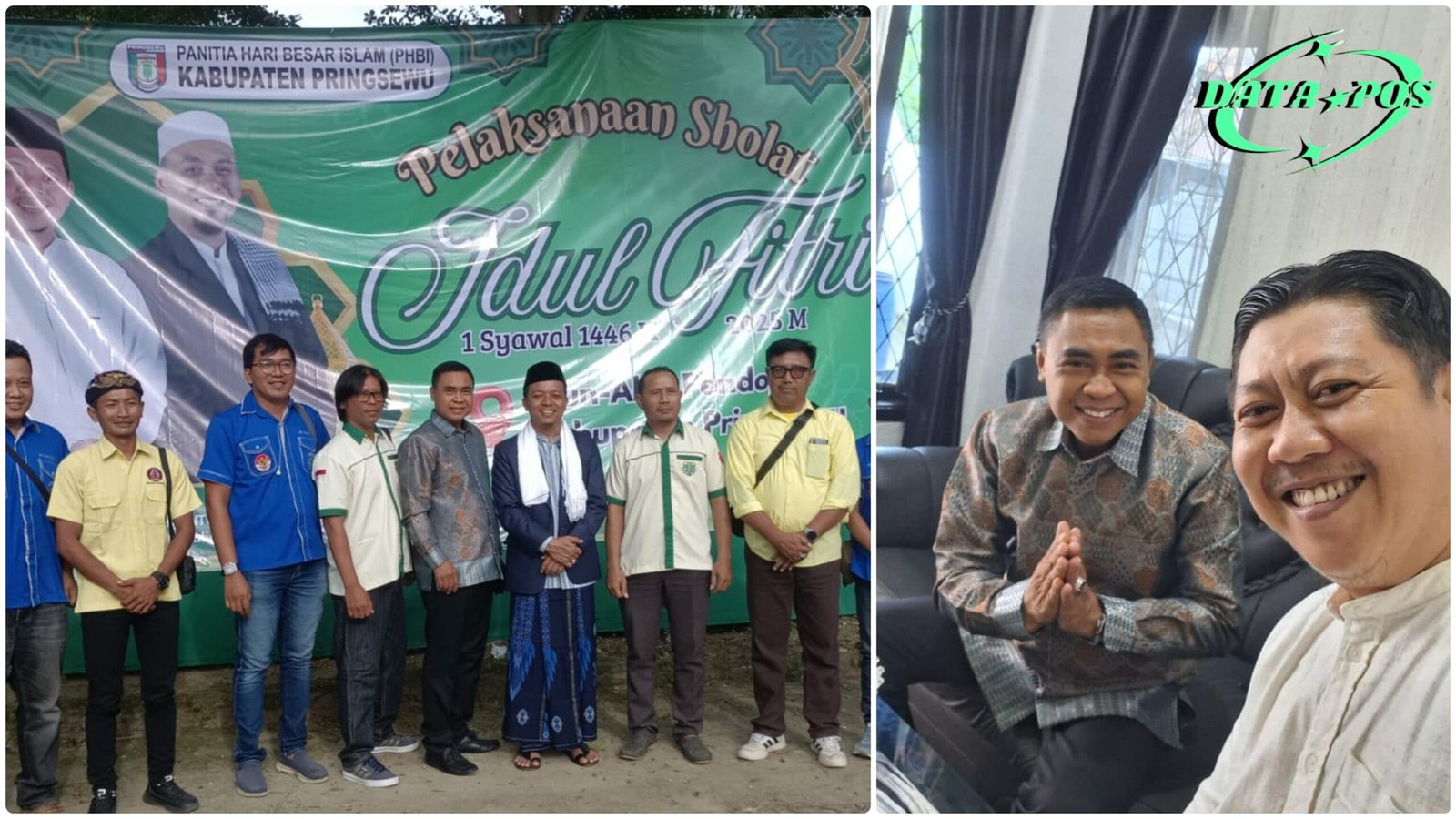 Harmoni di Pringsewu: Lintas Agama Jaga Sholat Ied dengan Damai