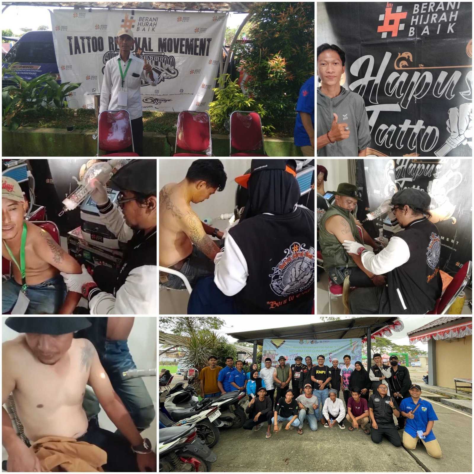 25 Warga Ikuti Program Hapus Tato Gratis dalam Peringatan Hari Jadi Kecamatan Gunung Kaler