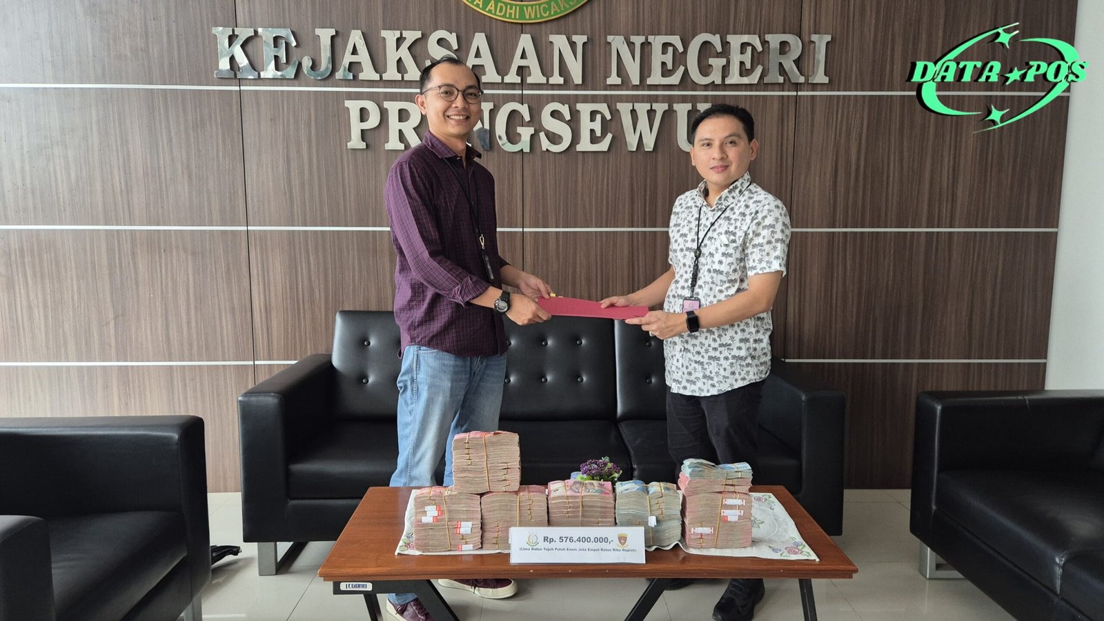 Kejari Pringsewu Pulihkan Kerugian Negara Rp576.400.000 dari Korupsi BPHTB