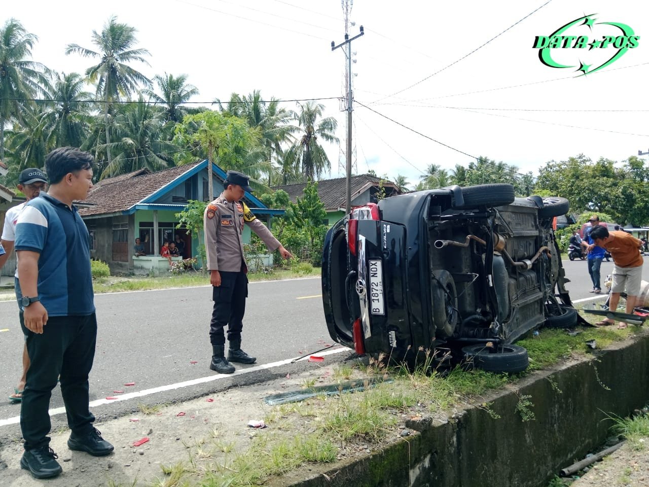 Kecelakaan lalulintas di pesisir Barat dua pengendara motor mengalami luka berat