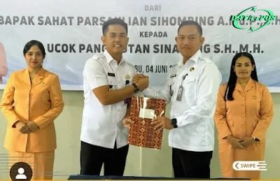 Ucok Pangihutan Sinabang Resmi Jabat Karutan Kelas IIB Humbahas