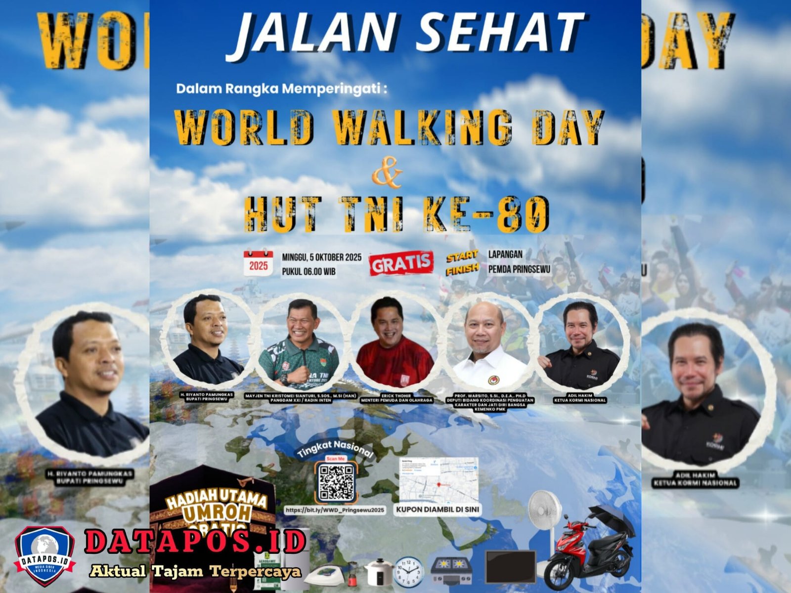 Dari Pringsewu untuk Dunia: Jalan Sehat Akbar Catatkan Sejarah Baru!