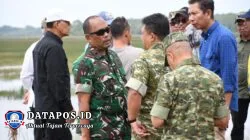 Dukung Ketahanan Pangan, Danrem 044/Gapo Dampingi Itjen Kementan Tinjau Cetak Sawah 2026