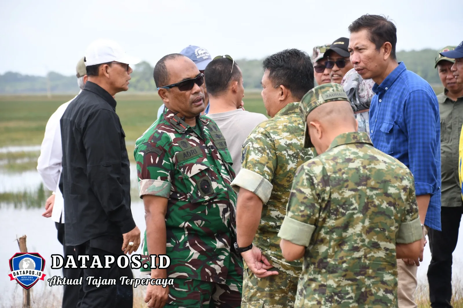 Dukung Ketahanan Pangan, Danrem 044/Gapo Dampingi Itjen Kementan Tinjau Cetak Sawah 2026