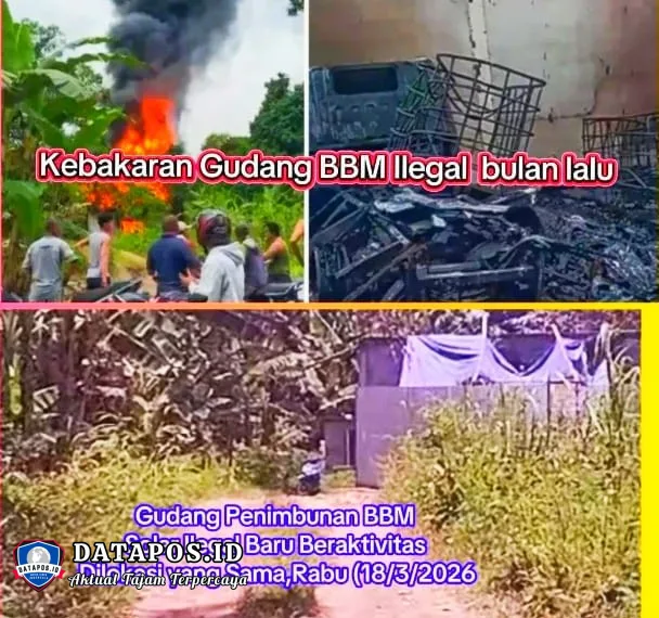 Gudang BBM Ilegal di Terusan Menang OKI Diduga Milik Iriel Kini Kembali Beroperasi, Aparat Dinilai Tutup Mata