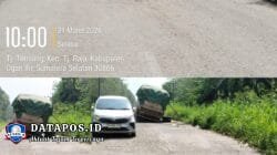 Jalan Rusak Parah di Ogan Ilir, Truk Patah Gardan hingga Picu Kemacetan
