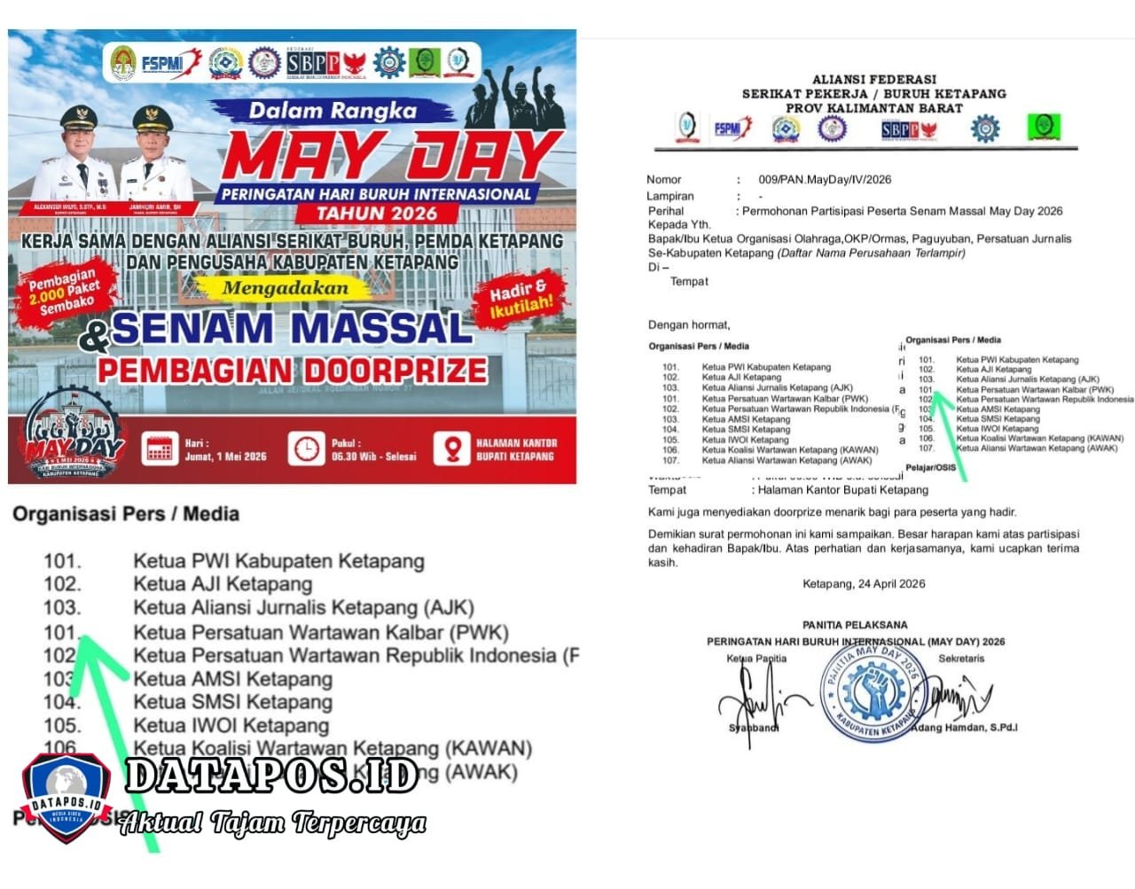 PWK Pertanyakan Profesionalitas Panitia May Day 2026, Desak Klarifikasi Terbuka