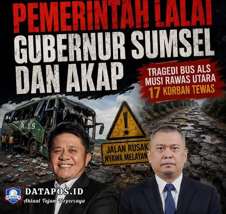 Tragedi Bus ALS di Muratara Tewaskan 17 Orang, Ali Pudi, Ini Bukan Kecelakaan Biasa, Diduga ada Kelalaian Sistemik