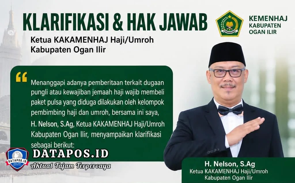 Diduga Ada Pungli Paket Pulsa Jemaah Haji, Ketua Kakamenhaj Ogan Ilir Bantah Keterlibatan, Tidak Ada Kewajiban Membeli.