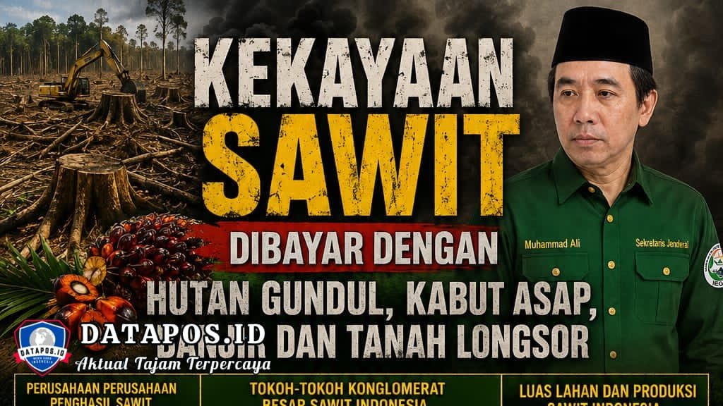 Sawit Kaya, Indonesia Luka, Hutan Hilang, Bencana Datang Oleh, ALI PUDI