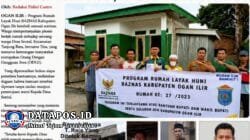 HEBOH! Polemik Bedah Rumah BAZNAS Ogan Ilir di Desa Sentul, Warga Pertanyakan Prosedur dan Transparansi Dokumen