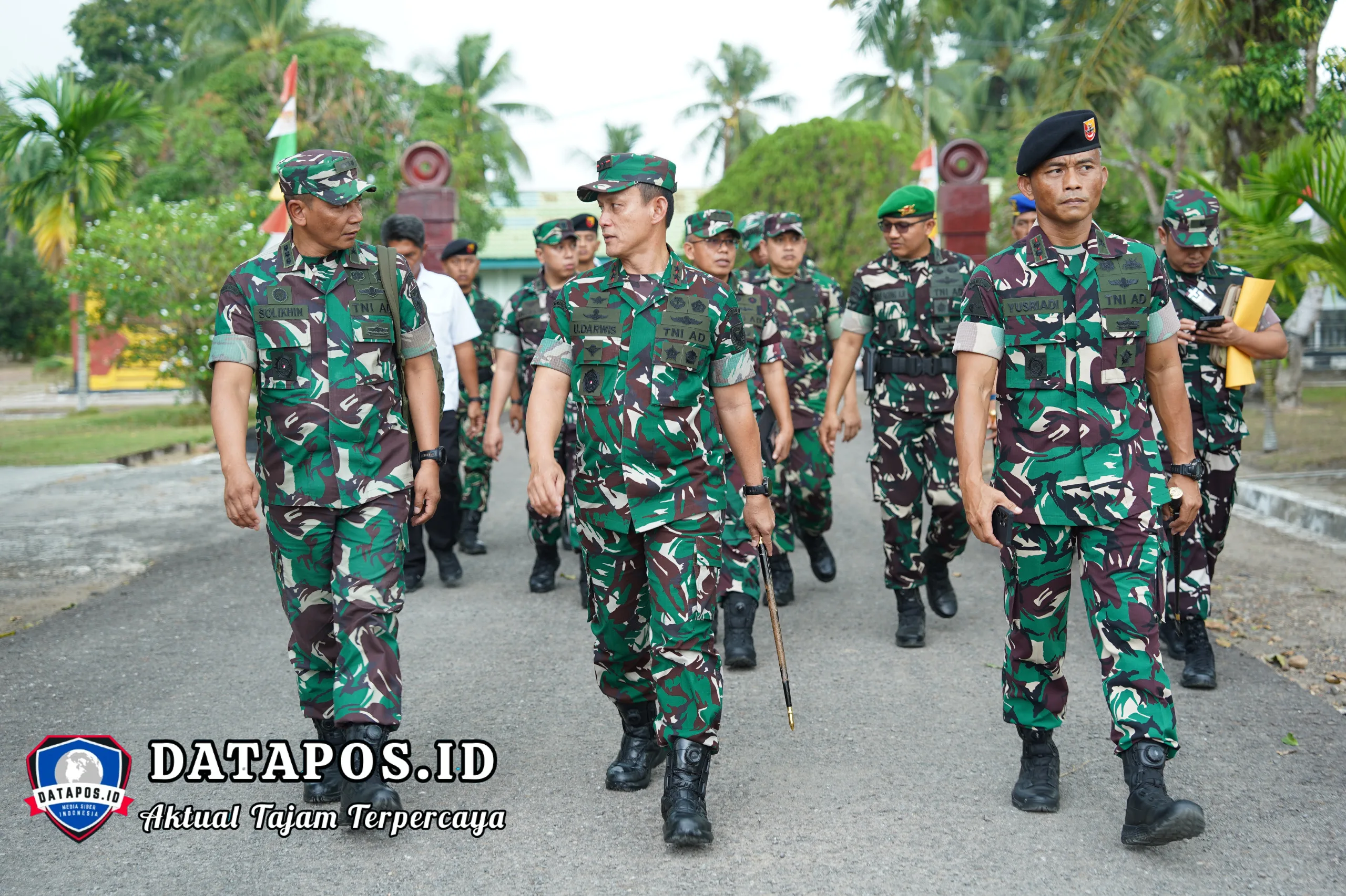 Pangdam II/Sriwijaya Kunjungan Kerja ke Yonkav 5/DPC, Tegaskan Kesiapan Satuan