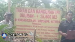 Katimun Tegaskan Hak Waris dengan Pemasangan Plang di Tiga Lokasi Objek Sengketa
