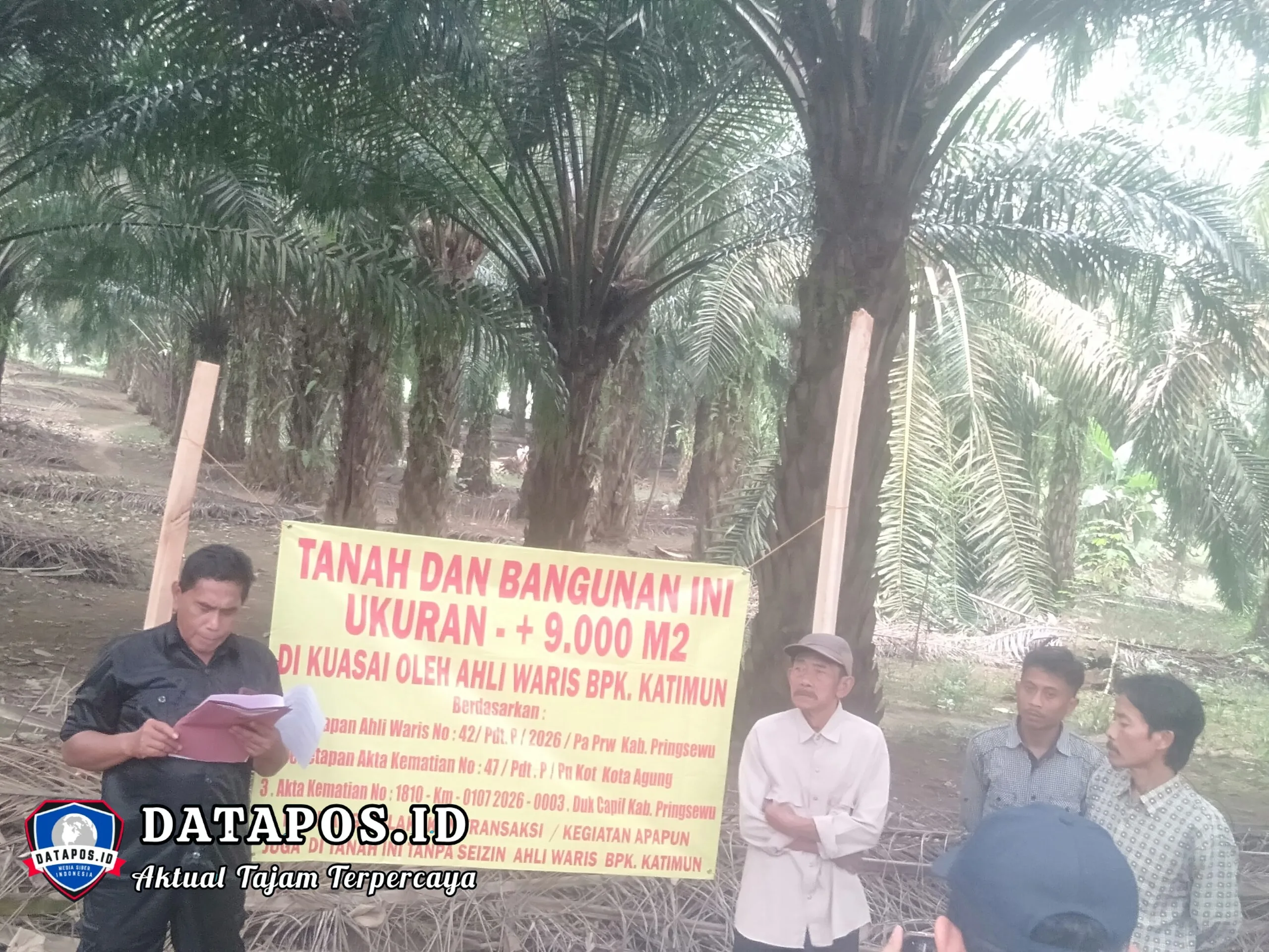 Ahli Waris Sesalkan Kepala Pekon Banyumas Absen dalam Proses Penguasaan Aset
